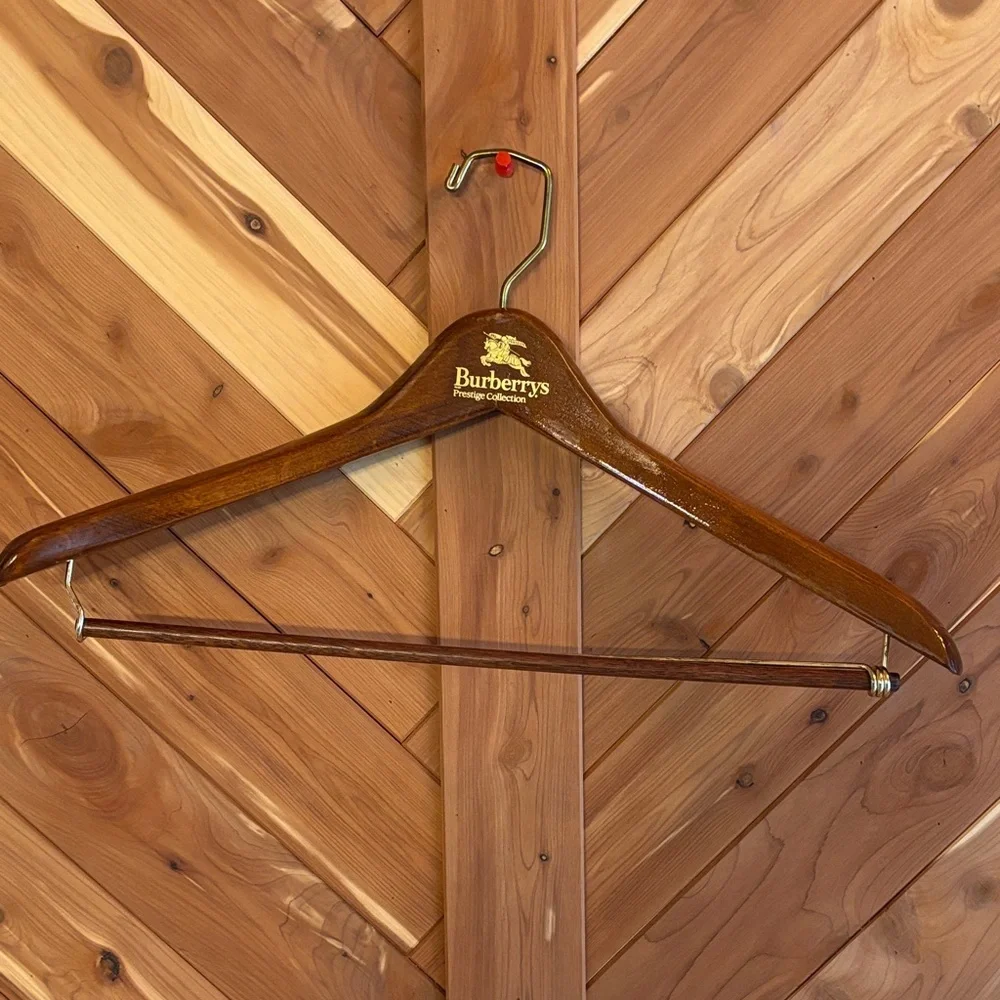 Burberrys Wooden Hanger Set Of 2
